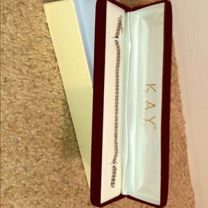 NWT Kay Jewelers diamond tennis bracelet